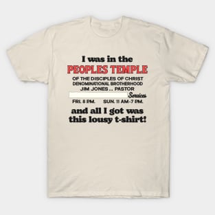 People's Temple Lousy T-Shirt T-Shirt